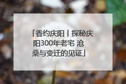 香约庆阳丨探秘庆阳300年老宅 沧桑与变迁的见证