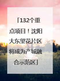 132个重点项目！沈阳大东望花片区将成为产城融合示范区